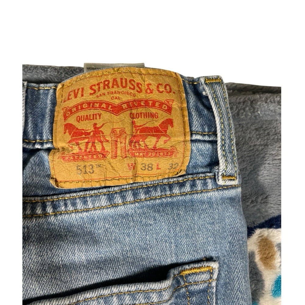 Levi's 513 Size 38/32Jeans - Blue - Picture 11 of 11